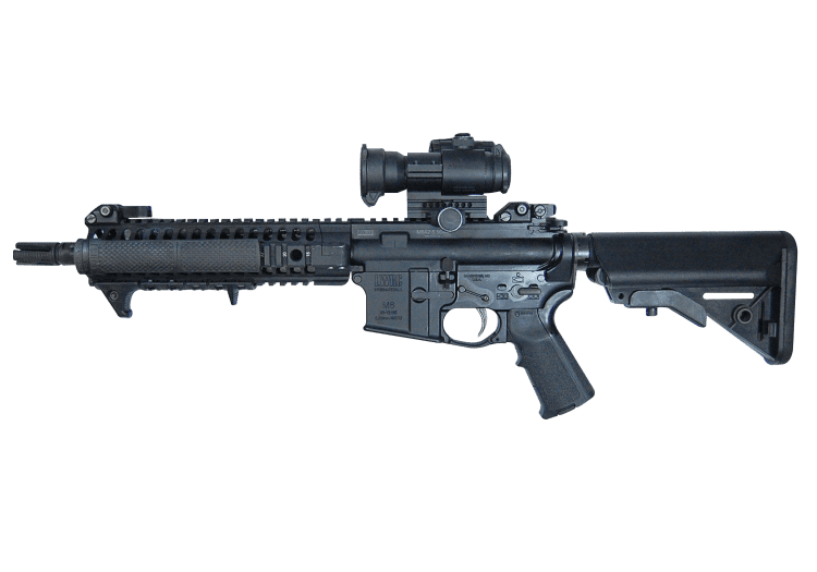 LWRC 5 machine gun