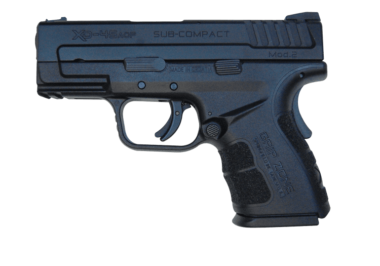 SPRINGFIELD 45ACPP XDMOD2 SUBCOMPACT handgun