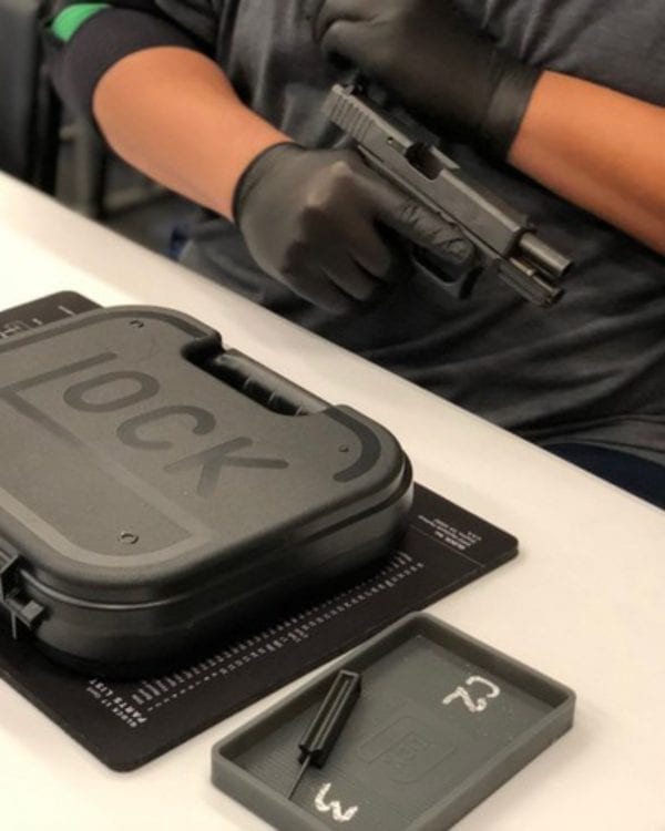 A firearm being prepared for NFA transfers
